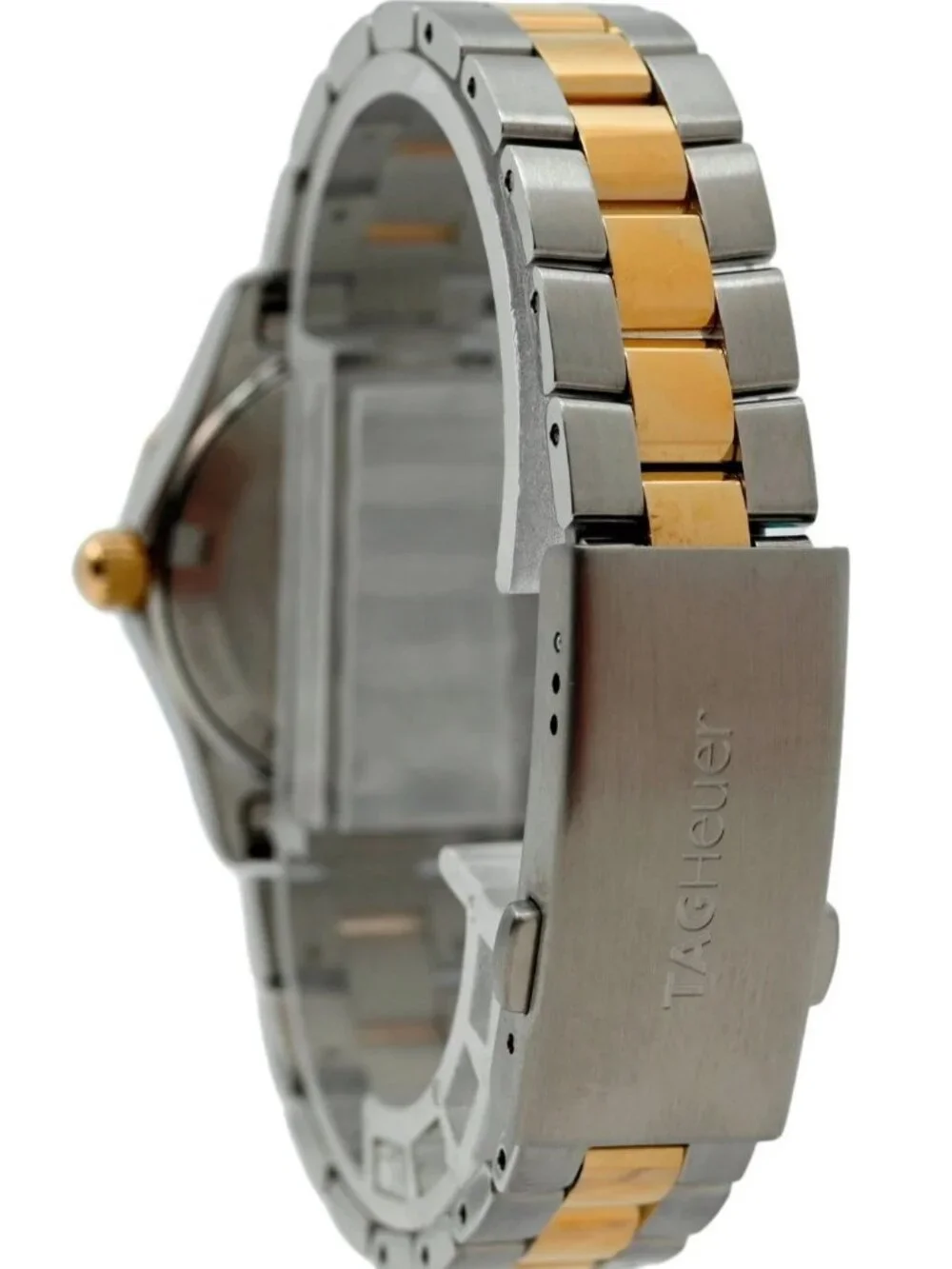 Tag Heuer 28mm Ladies Aquaracer Two Tone Gold MOP Dial Swiss Watch Ref: WAF1424!